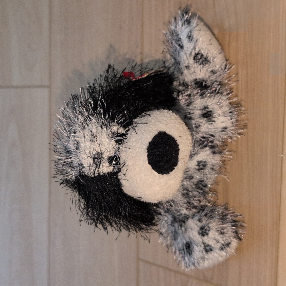 "Polka-dot" Ty Beanie Baby Dog Plush Punkies Collection